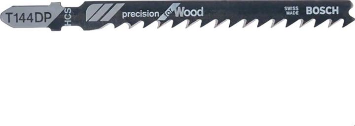 Image du produit Bosch Professional Zubehör Lame de scie sauteuse PRO Wood precise T144DP, 100 mm, 5 pcs.