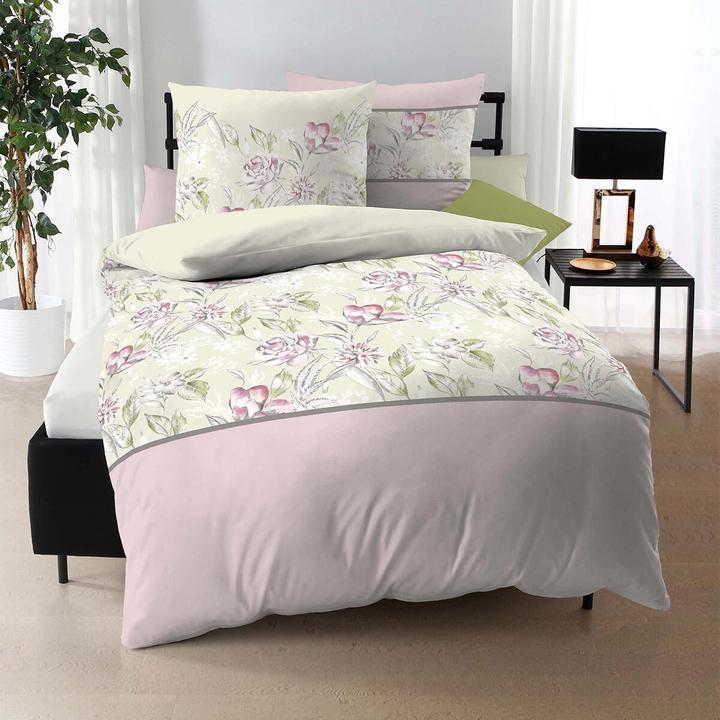 Produktbild Kaeppel Mako-Satin Bettwäsche Amanda rosa (Bettwäsche Set, 160x210 cm + 65x100 cm)
