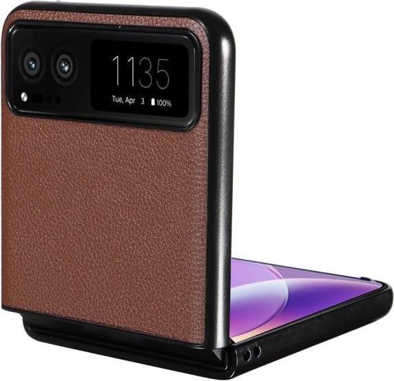 Image du produit MU Classic Série de couvertures de livres en cuir Litchi (Motorola Razr 40)