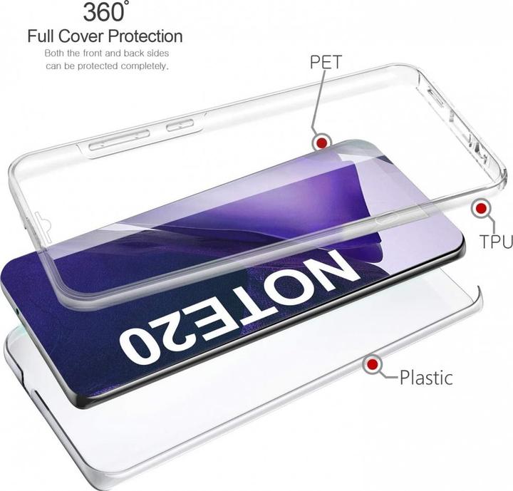 Produktbild Screenguard 360° Screen & Body Protector Samsung Galaxy Note20 Hülle mit Folie (Samsung Galaxy Note 20)