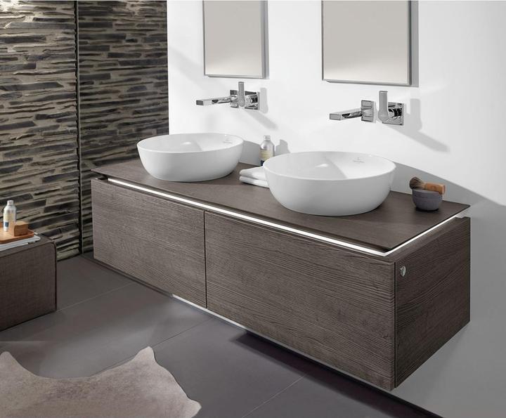 Actual product image Villeroy & Boch Countertop washbasin Artis 43 cm round white with coating 417943R1 (430 mm, 430 mm)