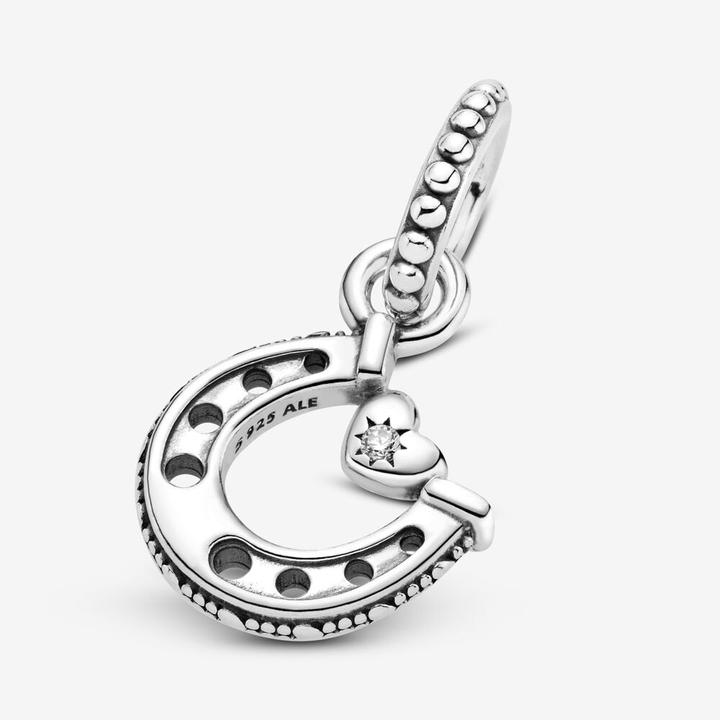 Image du produit Pandora Horseshoe and Heart (Argent 925, Pierres)