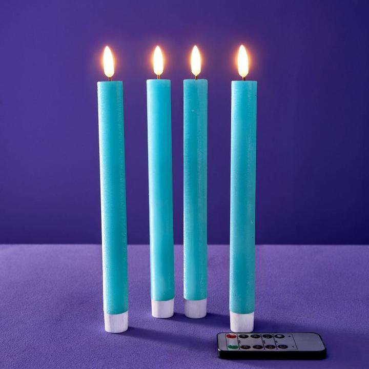 Actual product image Werner Voss Stick candle LED, blue 4pcs. (1 x)