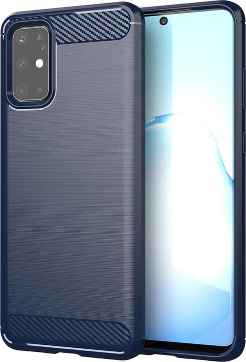 Image du produit Cadorabo TPU Ultra Slim carbon edelstahl Combi Cover (Samsung Galaxy S20+)