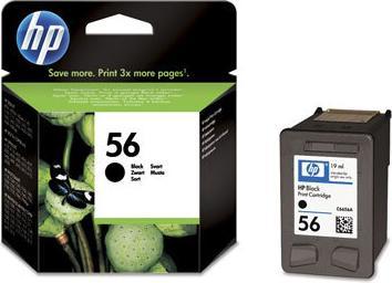 Produktbild HP 56 - 19 ml - Schwarz - Original - Blisterverpackung (BK)