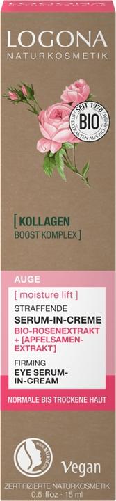 Actual product image Logona Eye Cream Firm. Moisturising. conc. (Serum, 15 ml)