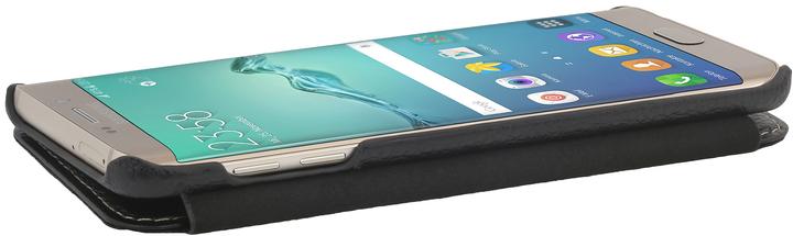 Actual product image StilGut Book Type Case without Clip for S6 Edge+, black (Samsung Galaxy S6 Edge+)