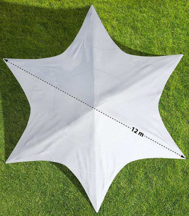 Produktbild CLP Sternzelt 12m (1200 cm, 1200 cm)