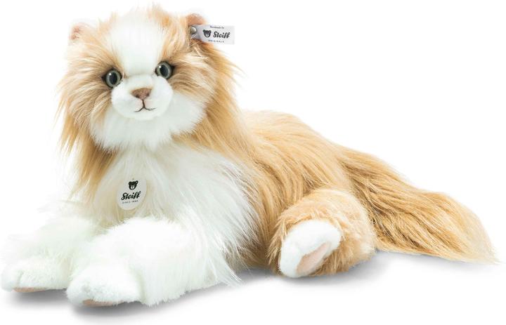 Steiff Gatto principessa, rosso biondo/bianco (30 cm)