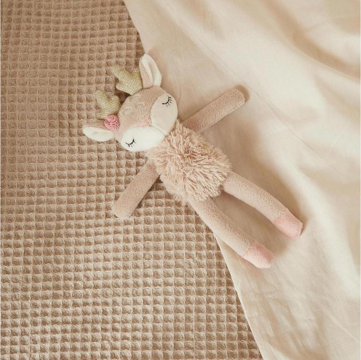 Actual product image Bieco Standing Figure with Rattle Deer Ella