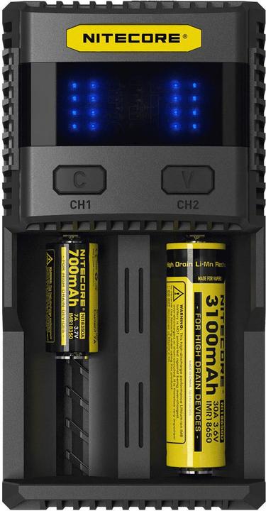Image du produit Nitecore SC2 Chargeur rapide 3A (1 pcs, 14500, 16340, 18650, AA, AAA, AAAA, Piles rechargeables + chargeur)