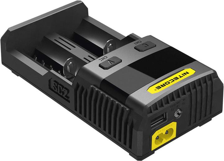 Image du produit Nitecore SC2 Chargeur rapide 3A (1 pcs, 14500, 16340, 18650, AA, AAA, AAAA, Piles rechargeables + chargeur)