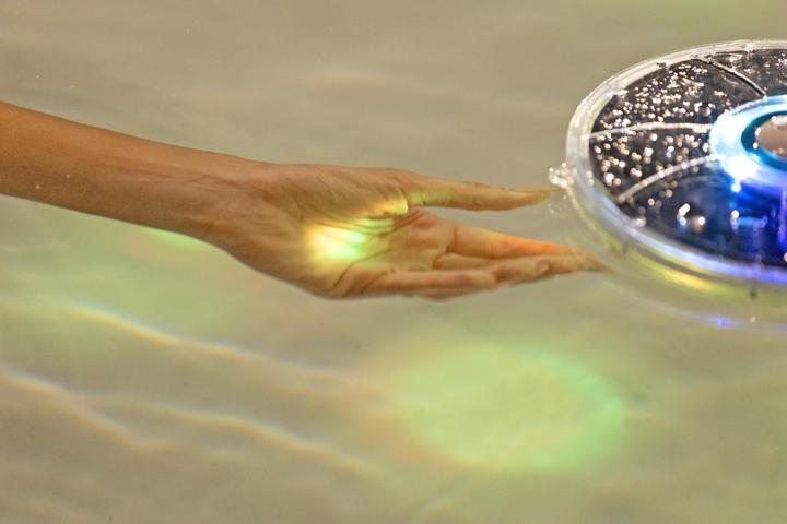 Actual product image Bestway FloatBright Solar LED Pool Fountain