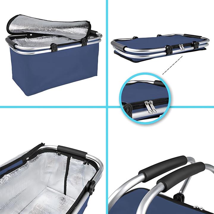 Produktbild Hermex Einkaufskorb Set Thermo-Einkaufskorb Tragekorb Kühlkorb Carrybag