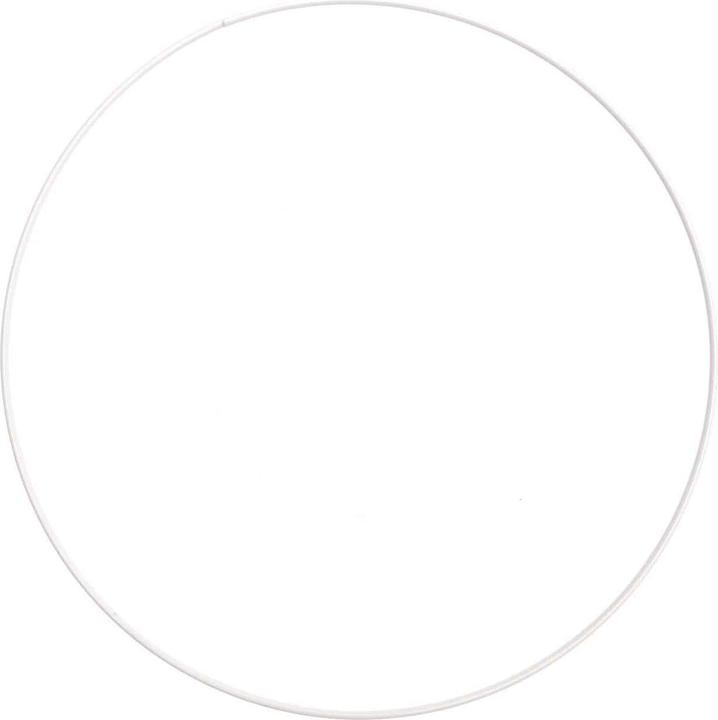 Produktbild Rico Design Metallring 25 cm Weiss 1 Stück