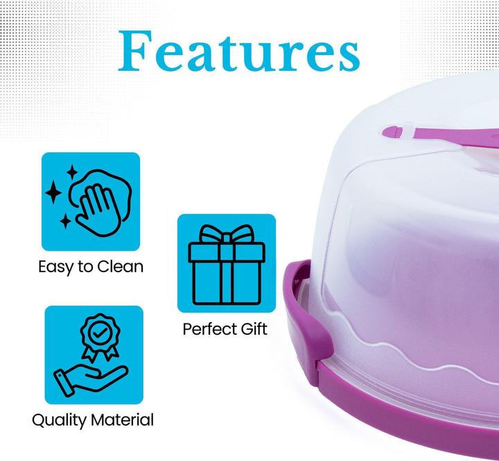 Actual product image Intirilife Cake transport container
