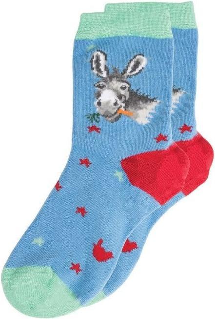Produktbild Wrendale Design Kindersocken 'Gentle Jack' Esel Grösse 27-31 (27 - 31)