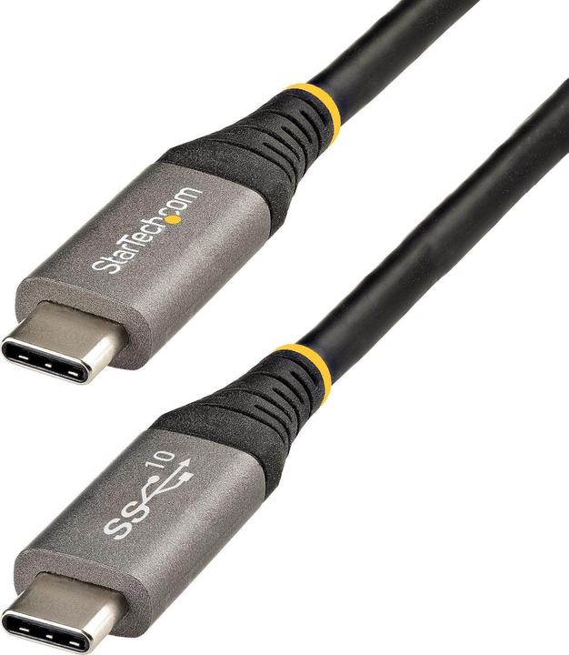 Immagine prodotto StarTech .com 3ft (1m) cavo USB C 10Gbps, cavo USB-C certificato USB-IF, cavo USB 3.1/3.2 Gen 2 Type-C, 100W (1 m, USB 3.2 Gen 2, 10 W)