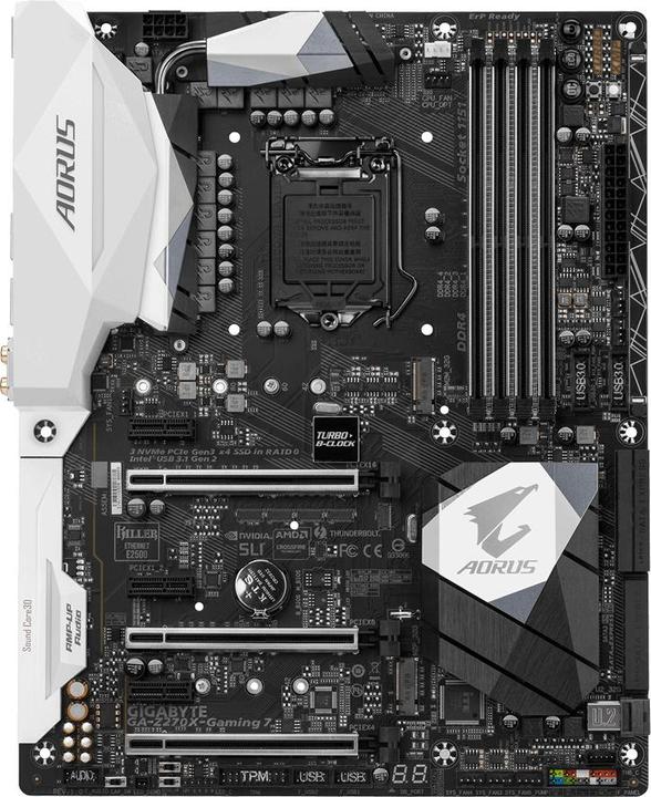 Produktbild Gigabyte AORUS Z270X-Gaming 7 (LGA 1151, Intel Z270, ATX)