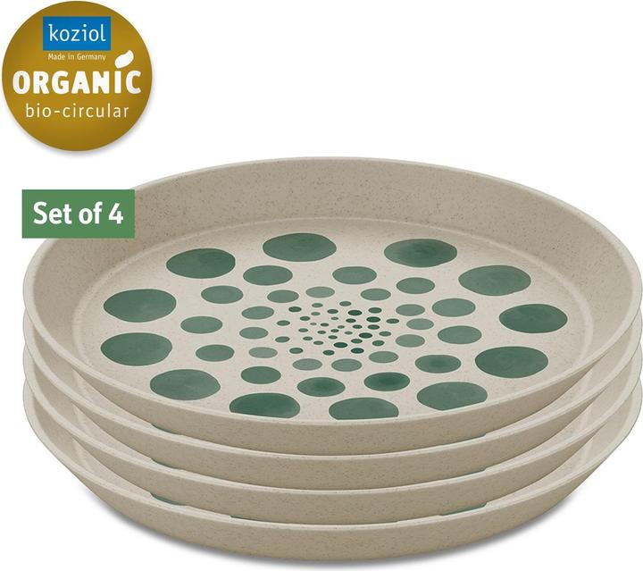 Produktbild Koziol Frühstücks- & Dessertteller Connect Monstera 4 Stück (4 x, 20.50 cm)