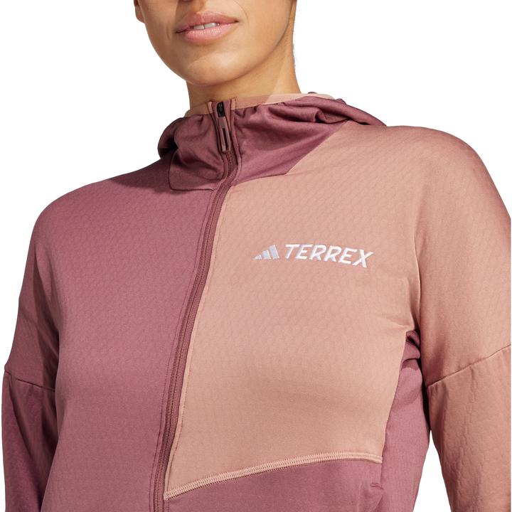Image du produit adidas Women's Xploric Light Fleece Hooded Jacket (L)