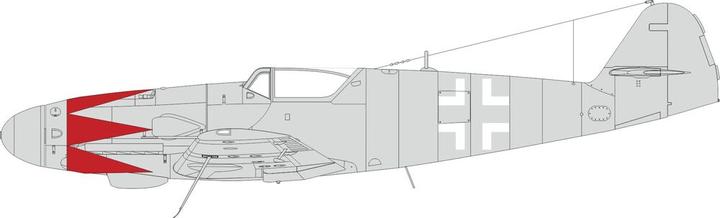 Produktbild Eduard Bf 109K-4 tulip pattern & national insignia 1/48