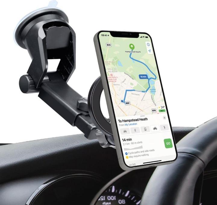 Image du produit SBS Support magnétique pour interface entreprise et pare-brise compatible avec MagSafe