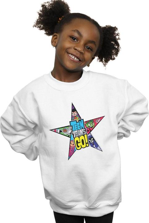 Image du produit - Sweat TEEN TITANS GO STAR LOGO - Fille (128)