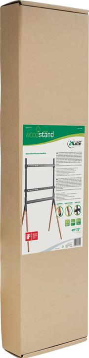 Immagine prodotto InLine woodstand Supporto TV Studio, per TV LED 49"-70" (124-178cm), max 40kg (70", 40 kg)