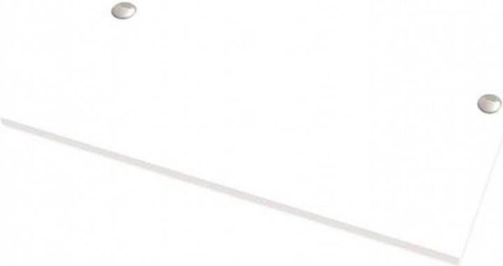 Fellowes Tischplatte Levado 180 x 80 cm, Weiss (180 x 80 cm)