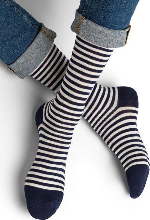 Produktbild Bleuforêt maritime Streifen Socken (39 - 42)