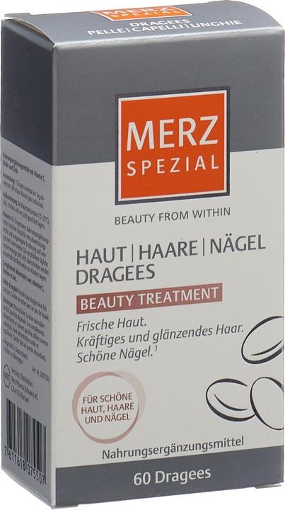 Image du produit Merz Spezial Peau Cheveux Ongles Dragée (60 pièce(s), Dragée, 133 g)