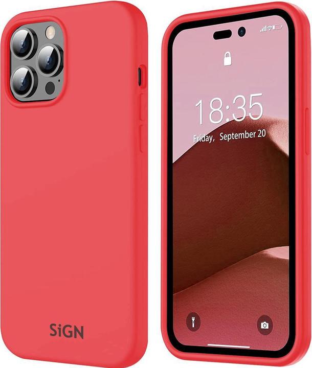 Produktbild SIGN Liquid Silicone Case for iPhone 14 Pro Max - Watermelon Red (Apple iPhone 14 Pro Max)