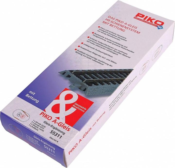 Produktbild Piko A-Gleis mit Bettung Gleis Set B (Spur H0)