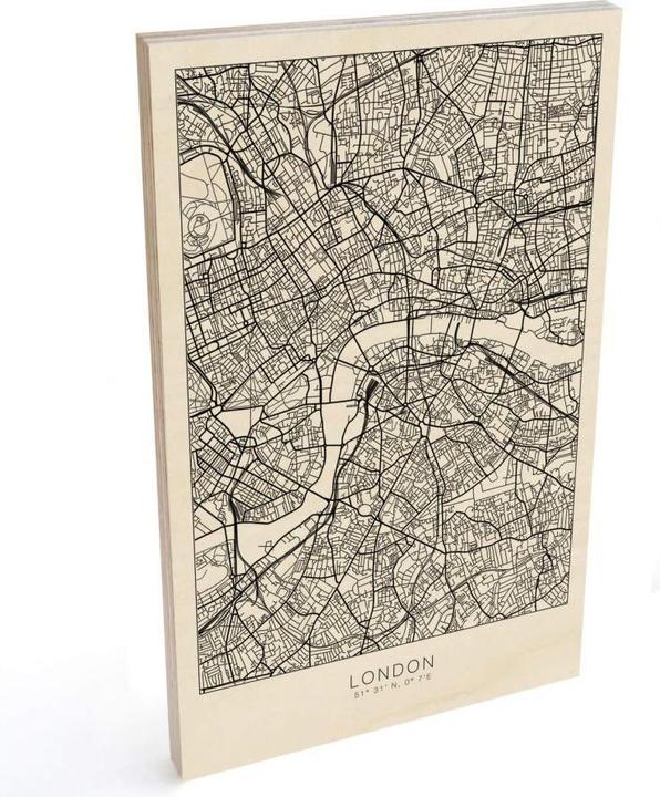 Produktbild Trenddeko Stadtplan London (20 x 30 cm)