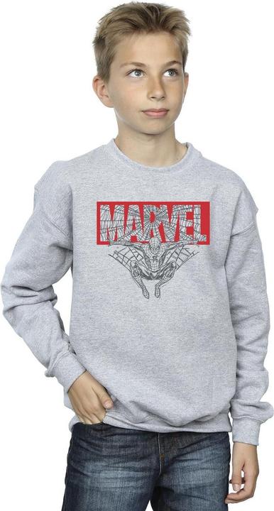 Immagine prodotto Spider Man Logo Red Felpa Ragazzi (128)