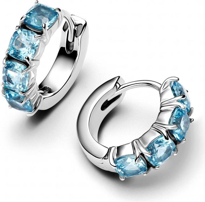 Immagine prodotto Pandora Orecchini a cerchio azzurri (Argento 925)