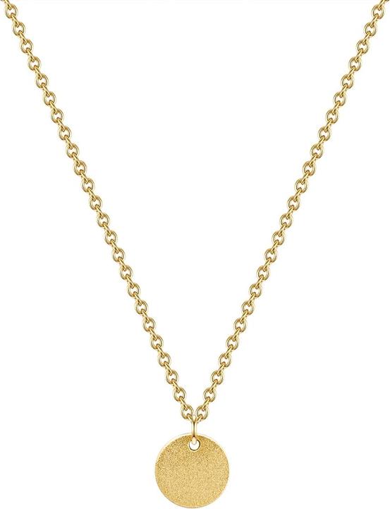 Produktbild Glanzstücke München Damen Kreis Sterling Silber gelbgold 40,0 cm Basiskette + 5,5 cm Verlängerung - 31406 (Sterling Silber, 40 - 45 cm)