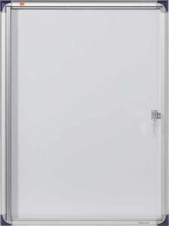 Schaukasten extraflach mit Metallrückwand