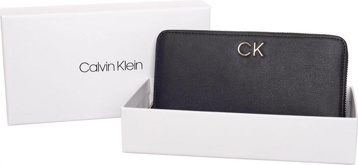 Produktbild Calvin Klein Damen RE-LOCK SLIM Z/A WALLET LG Reisezubehör- Dreifachgefaltete Brieftasche, Schwarz