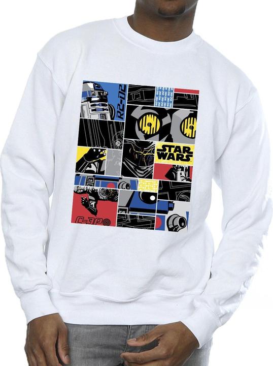 Immagine prodotto Star Wars Droid Montage Felpa Uomo (XXL)