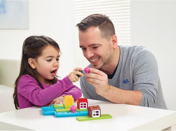 Produktbild Smart Games Knobelspiel Three Little Piggies - Deluxe (Englisch, Deutsch, Französisch, Italienisch, Spanisch)