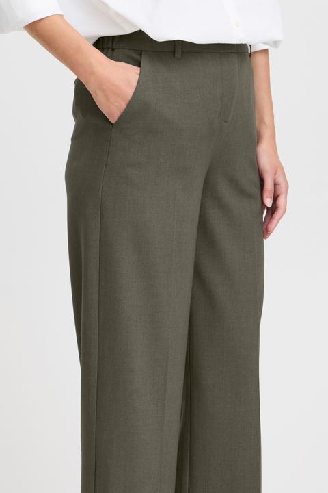 Actual product image B.young BYDANTA WIDE LEG PANTS 2 CROPPED 20815027 (38)