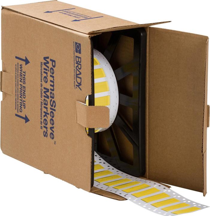 Immagine prodotto Brady HX-250-2-YL-4, B-7642, guaina termorestringente Heatex 2:1, gialla, 12,5 x 11,3 mm, per il diametro