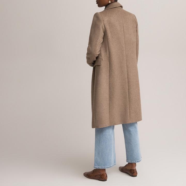 Actual product image La Redoute Collections Coat with button fastening (48)