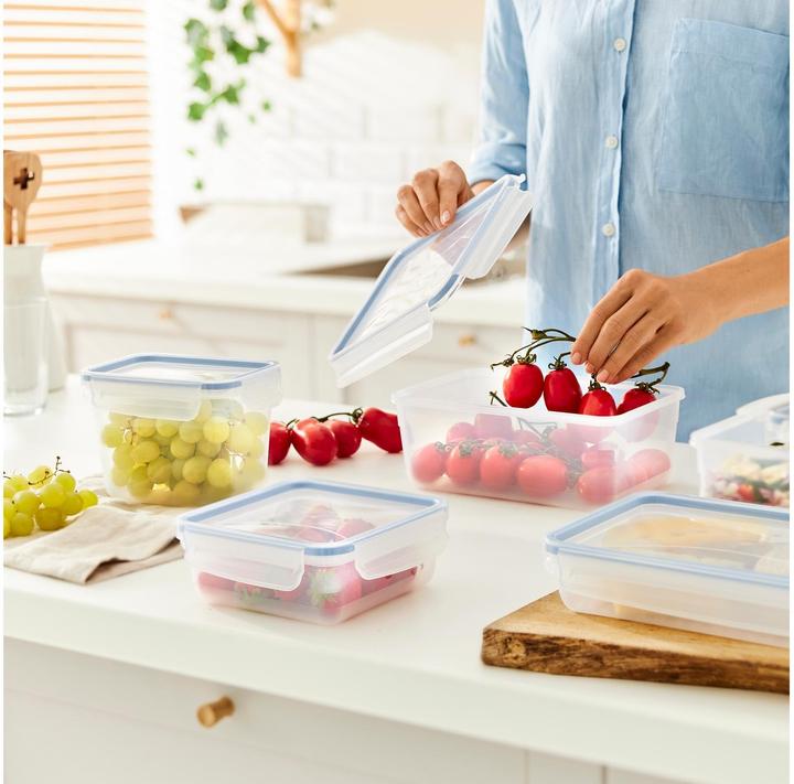 Actual product image Rotho Refrigerator jar set 4 pcs. 0.5 l CLIC & horizon blue (0.50 l)
