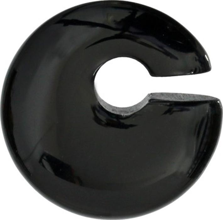 Actual product image Star Piercing Ohrgewicht schwarz aus Glas (Glass, without brass)
