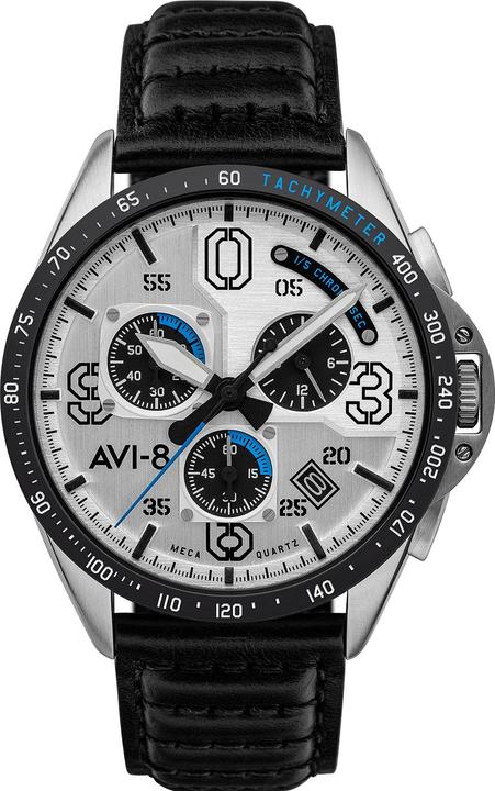 Produktbild AVI-8 AV-4077-01 P-51 Mustang Chronograph 43mm 5ATM (Analoguhr, 43 mm)