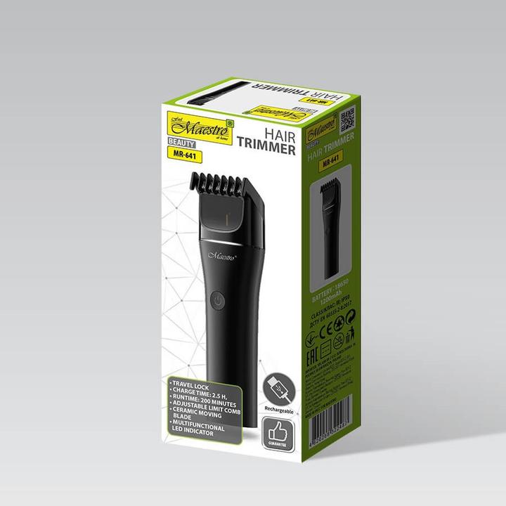 Actual product image Maestro Trymer do włosów USB MR-641