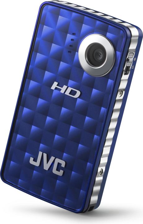 Actual product image JVC GC-FM1A, Pocket HD Camcorder, 8MPixel Photos, Blue (4 x)